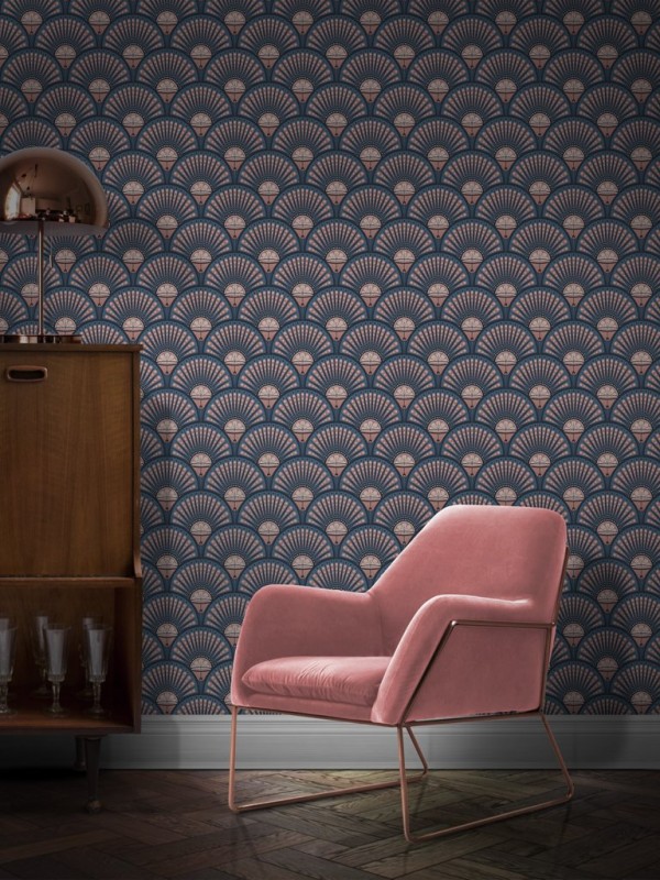 Wallpaper Deco Martini Blush DVS001 - DIVINE SAVAGES