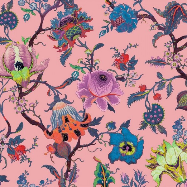 Papel de parede ARTEMIS AMARANTH-PINK - HOUSE OF HACKNEY