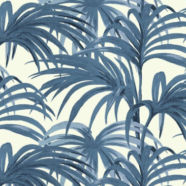 Papel Pintado PALMERAL WHITE AZURE - HOUSE OF HACKNEY