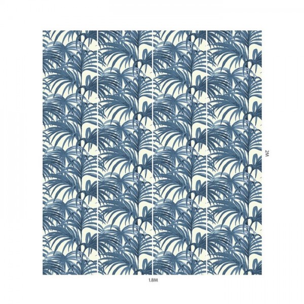 Papel de parede PALMERAL WHITE AZURE - HOUSE OF HACKNEY