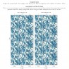 Papel de parede PAMPAS OFF WHITE CERULEAN - HOUSE OF HACKNEY