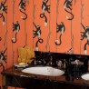 Papel de parede TROOP SLALMANDER ORANGE - HOUSE OF HACKNEY