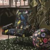 Fabric FCL7024/02 BIRDS SINFONIA-CREPUSCULE CHRISTIAN LACROIX