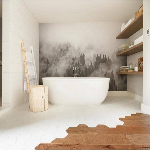 Papel de parede FOGGY HILLS MURAL - ANEWALL