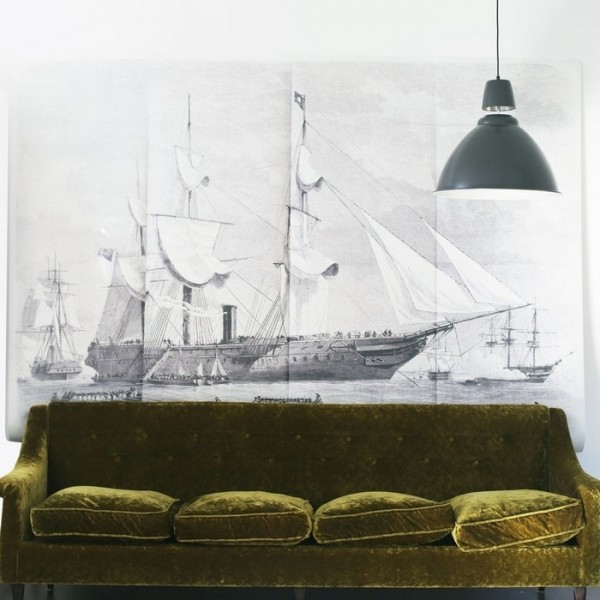 Wallpaper SHIPS MURAL - ANEWALL