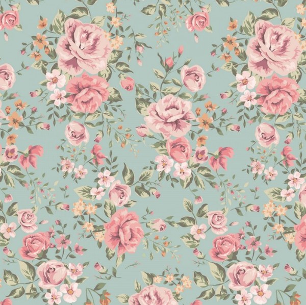 Wallpaper CUTESIE FLORAL MURAL - ANEWALL