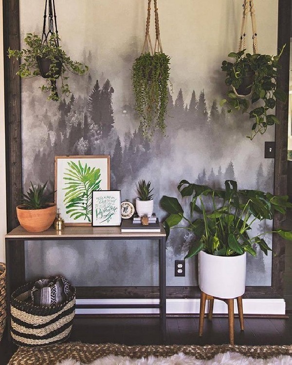 Papel de parede FOGGY HILLS MURAL - ANEWALL