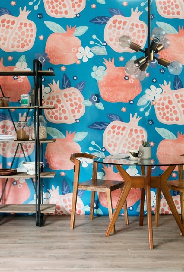 Papier peint POMEGRANATE MURAL - ANEWALL