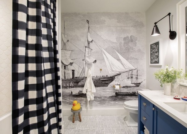 Papel de parede SHIPS MURAL - ANEWALL