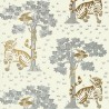 Papel de parede KHANA AT78779 Metallic Gold Silver - ANNA FRENCH