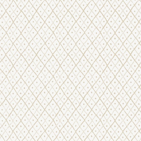 Papel de parede MINI TRELLIS AT78752 Beige - ANNA FRENCH