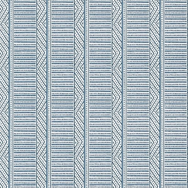 Papel de parede MONTECITO STRIPE AT78721 Navy - ANNA FRENCH