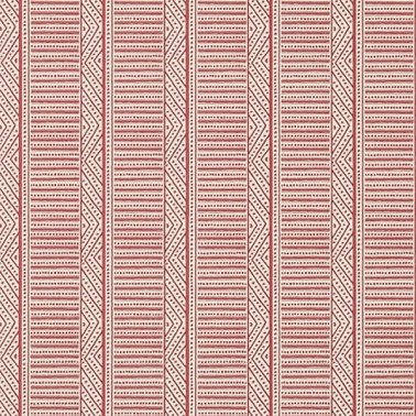 Wallpaper MONTECITO STRIPE AT78722 Red - ANNA FRENCH