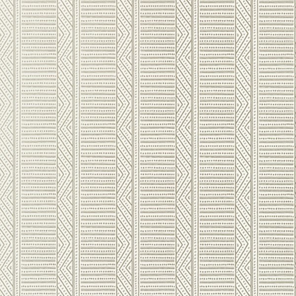 Wallpaper MONTECITO STRIPE AT78769 Pearl - ANNA FRENCH