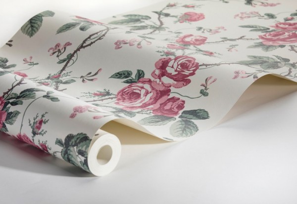 Papel de parede FRENCH ROSES 7210 - BORAS TAPETER