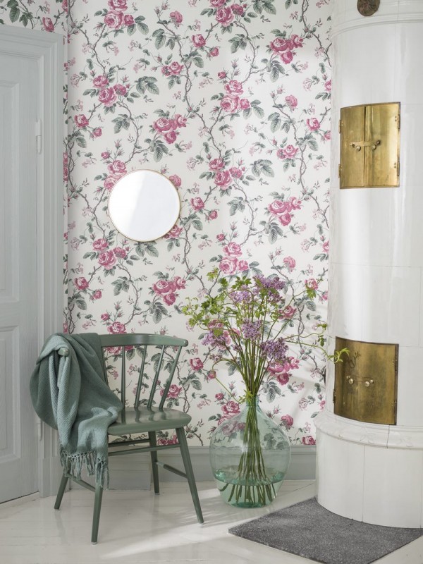 Wallpaper FRENCH ROSES 7210 - BORAS TAPETER