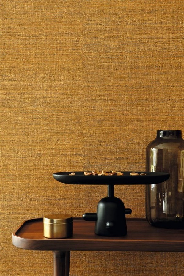 Wallpaper SHANTUNG 74180884 CHARBON - CASAMANCE