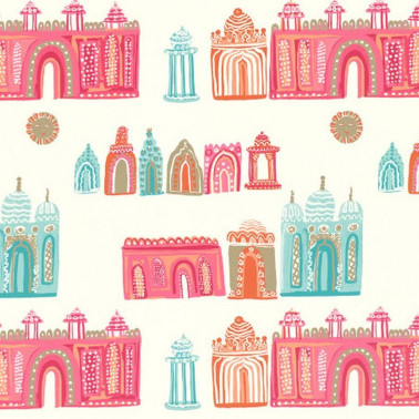 Papel de parede W570-01 PINK CITY - VILLANOVA