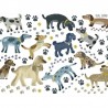 Papel de parede W590-01 WALKIES WALL STICKERS - VILLANOVA