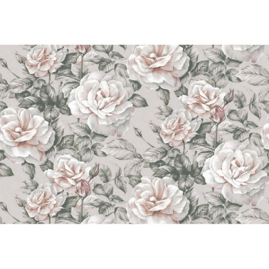 Papier peint R15851 NUDE ROSES - REBEL WALLS