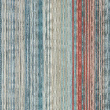 Papel de parede Spectro Stripe Teal-Sedona-Rust 111961 - Harlequin