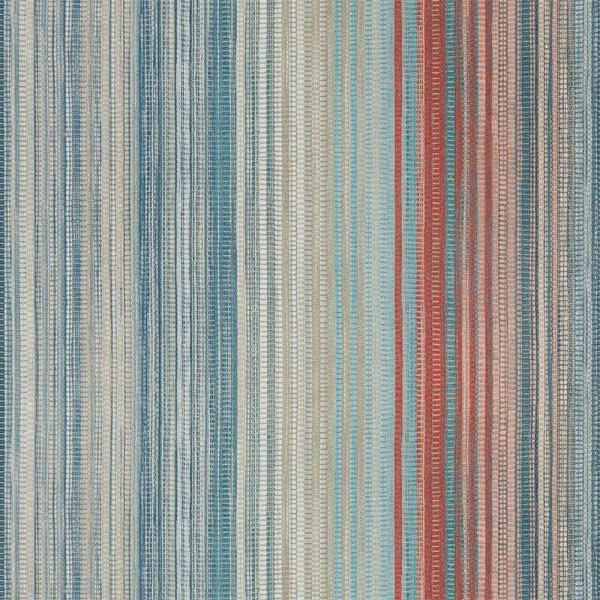 Papel de parede Spectro Stripe Teal-Sedona-Rust 111961 - Harlequin