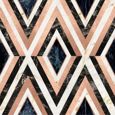 Papel de parede WP20291 diamonds In copper - MIND THE GAP