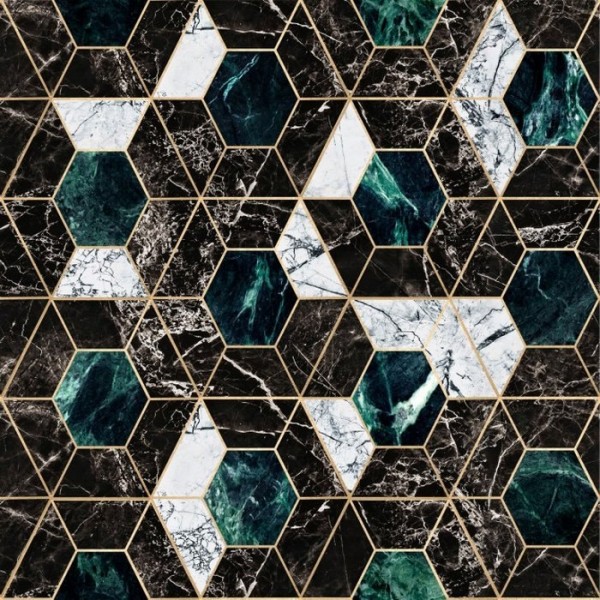 Papel de parede WP20294 Hexa Onyx - MIND THE GAP