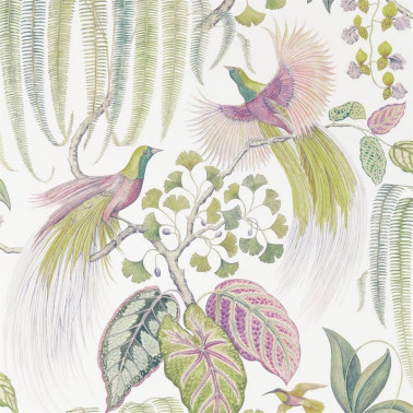 Wallpaper BIRD OF PARADISE DGLW216654 Orchid - Sanderson