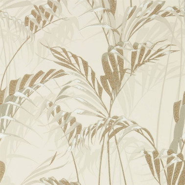 Papier peint PALM HOUSE DGLW216644 Linen/Gilver - Sanderson