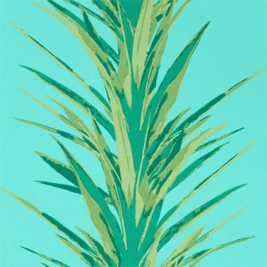 Wallpaper YUCCA DGLW216648 Sky/Green - Sanderson