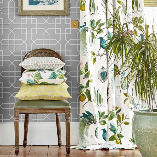 Papel de parede HAMPTON TRELLIS DGLW216659 Linen - Sanderson