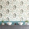 Wallpaper RINGTAILED LEMUR DGLW216663 Teal - Sanderson