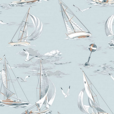 Papel de parede Sailboats 8854 - BORAS TAPETER