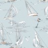 Wallpaper Sailboats 8854 - BORAS TAPETER