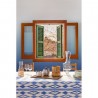 Tapete Foradada indigo Mural 8400101 - COORDONNE