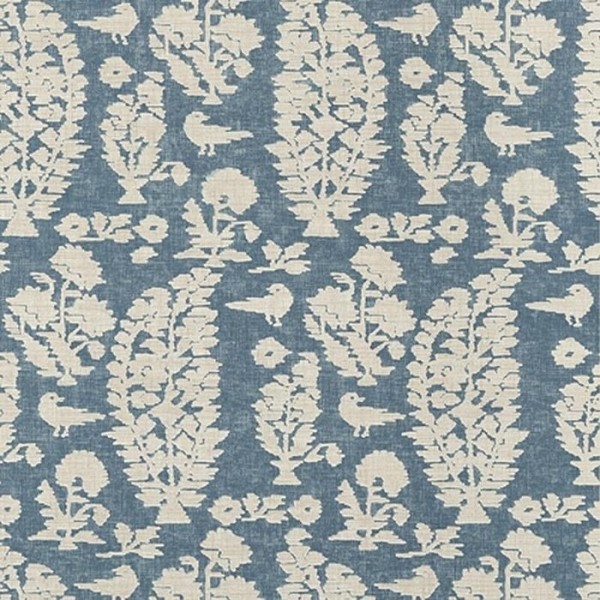 Wallpaper Allaire T72594 Slate Blue - THIBAUT