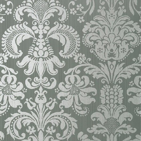 Papel de parede Ashley T89171 Metallic on Grey - THIBAUT