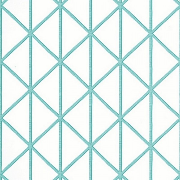 Wallpaper Box Kite T10132 Turquesa - THIBAUT