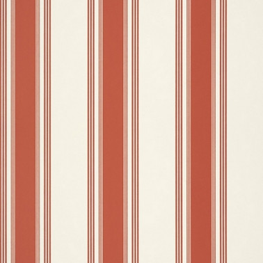 Wallpaper Brittany Stripe T85048 Red - THIBAUT