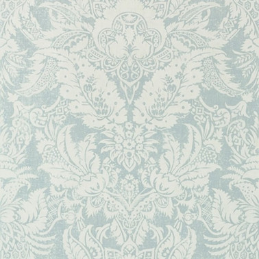 Papel de parede Chardonnet Damask T72585 Aqua - THIBAUT