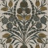 Wallpaper Corneila T72604 Grey and Gold - THIBAUT