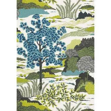 Wallpaper Daintree T85040 Bluemoon - THIBAUT