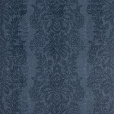 Wallpaper French Quarter T89113 Navy - THIBAUT