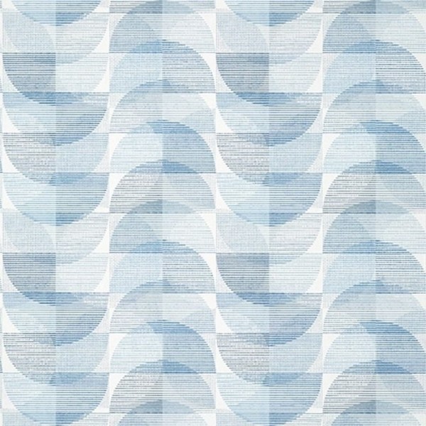 Papier peint Half Moon T459 Blue - THIBAUT