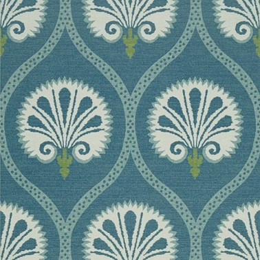 Wallpaper Kimberly T85020 Teal - THIBAUT