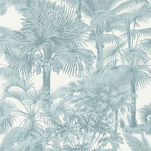 Papel de parede Palm Botanical T10104 Spa Blue - THIBAUT