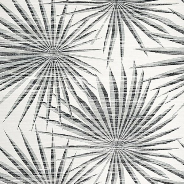 Wallpaper Palm Frond T10145 Black and White - THIBAUT