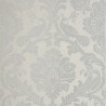 Carta da Parati Passaro Damask T89140 Metallic Silver on Grey - THIBAUT