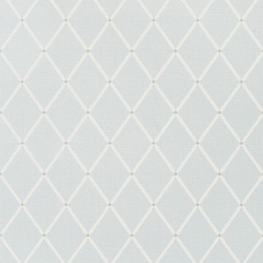 Wallpaper Pompton Trellis T72633 Aqua - THIBAUT